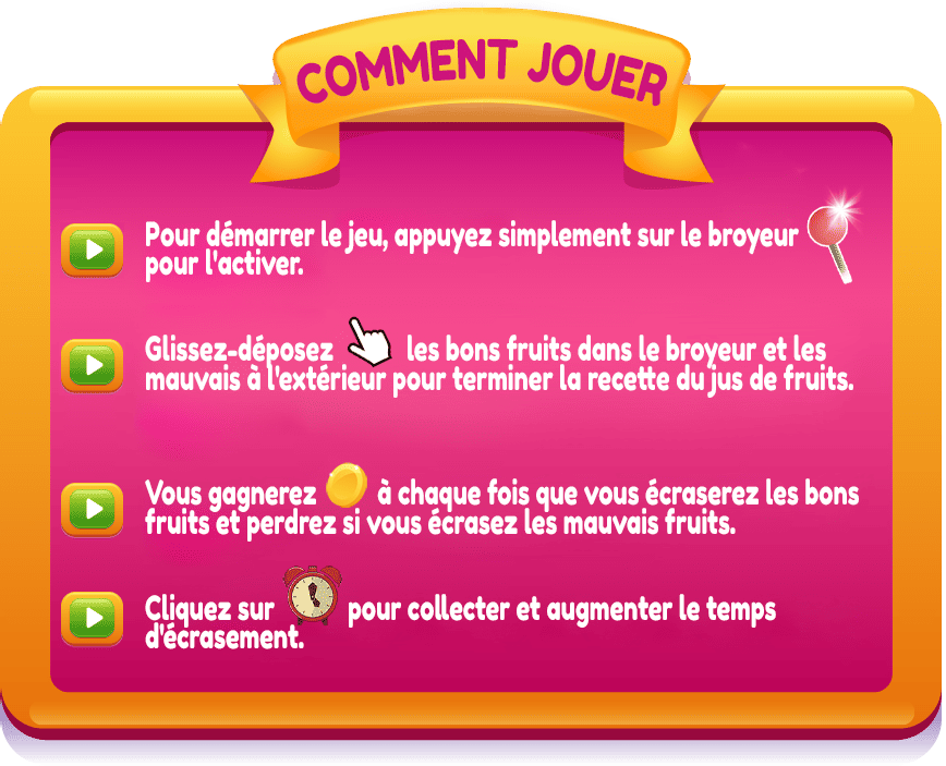 jus de fruits aide