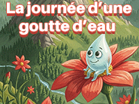 Histoire éducative racontée aux enfants, le cycle de l'eau