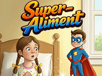 Histoire éducative racontée aux enfants, les bienfaits d'une alimentation équilibrée