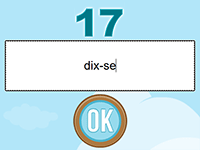 Dictée de nombres en ligne, CP, CE1, CE2