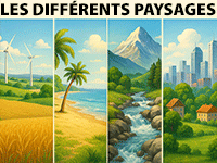 Paysages ruraux, urbains, montagneux et littoraux
