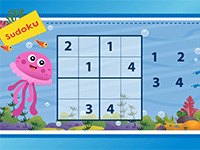 Jeu de sudoku en ligne pour élèves de CP, CE1