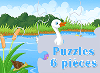 Jeux de puzzle gratuit en ligne, 6 pièces