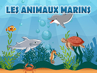 Apprendre le nom des animaux marin