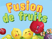 Fusion de fruit, jeu d'observation et de stratégie en ligne