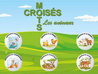 Mots croisés faciles en ligne, CE1, CE2