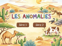 Jeu des anomalies en ligne, éducatif et d'observation, maternelle GS